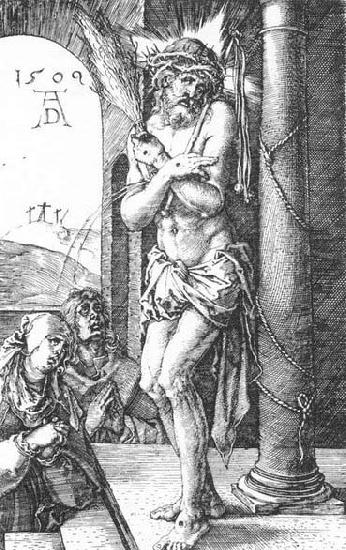 Albrecht Durer Man of Sorrows by the Column